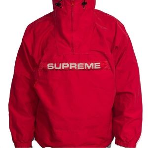 Supreme Heavy Nylon Anorak Red